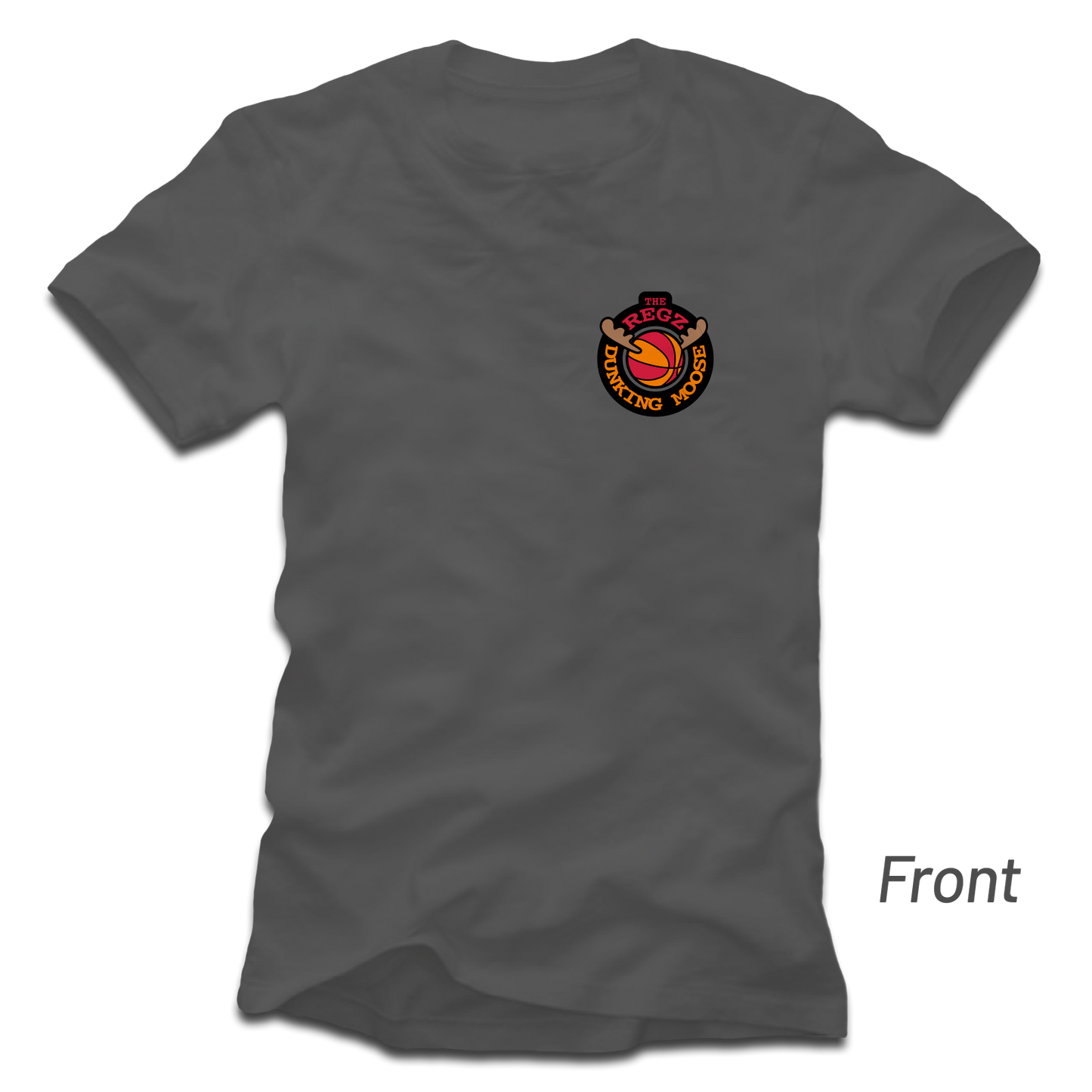 The Dunking Moose Tee - Grey