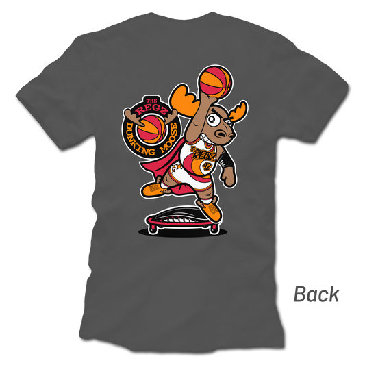 The Dunking Moose Tee - Grey